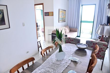 Sala de apartamento para alugar com 2 quartos, 69m² em Guilhermina, Praia Grande