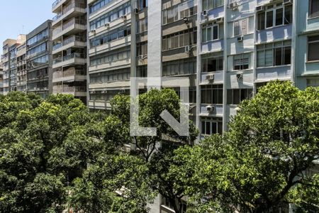 Vista da Sala de apartamento para alugar com 3 quartos, 110m² em Copacabana, Rio de Janeiro