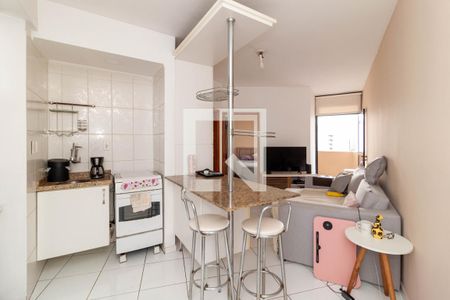 Studio à venda com 40m², 1 quarto e 1 vagaSala/Cozinha
