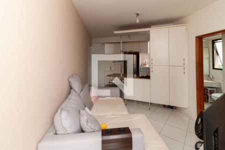 Sala/Cozinha de kitnet/studio à venda com 1 quarto, 40m² em Indianópolis, São Paulo