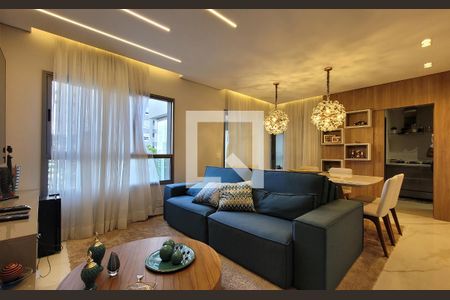 Sala de apartamento à venda com 4 quartos, 153m² em Jardim, Santo André