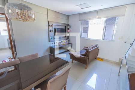 Sala de apartamento à venda com 3 quartos, 128m² em Planalto, Belo Horizonte