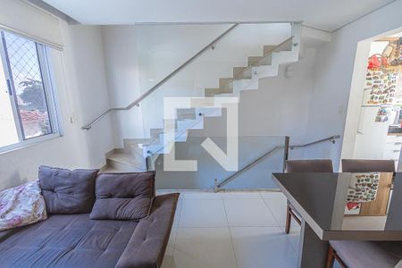 Sala de apartamento à venda com 3 quartos, 128m² em Planalto, Belo Horizonte