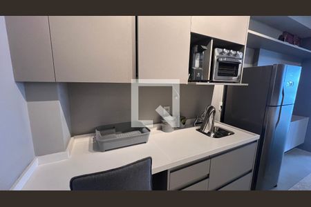 Cozinha de kitnet/studio à venda com 1 quarto, 31m² em Pinheiros, São Paulo