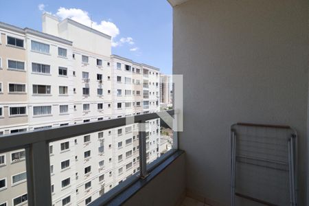 Varanda da Sala de apartamento para alugar com 2 quartos, 70m² em Patrimônio, Uberlândia