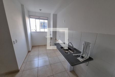 Cozinha - Lavanderia de apartamento para alugar com 2 quartos, 45m² em Residencial Parque dos Servidores, Ribeirão Preto