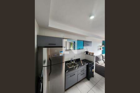 Cozinha de apartamento para alugar com 1 quarto, 28m² em Vila Romana, São Paulo