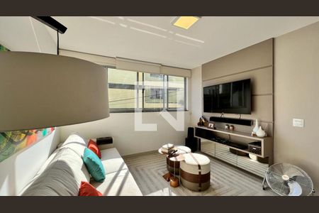 sala 1 de apartamento à venda com 2 quartos, 106m² em Serra, Belo Horizonte