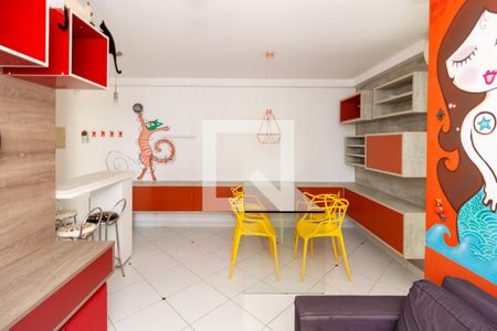 Sala de apartamento para alugar com 1 quarto, 48m² em Vila Olímpia, São Paulo