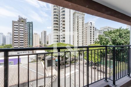 Varanda de kitnet/studio para alugar com 1 quarto, 28m² em Campo Belo, São Paulo