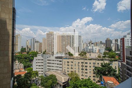 Vista da Sala de apartamento para alugar com 1 quarto, 47m² em Cerqueira César, São Paulo