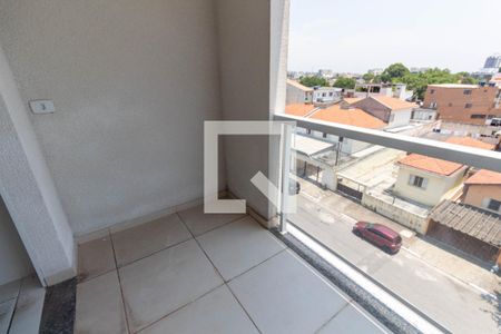 Varanda da Sala de apartamento à venda com 2 quartos, 53m² em Cidade Antônio Estêvão de Carvalho, São Paulo