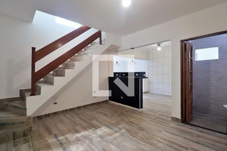 Sala de casa para alugar com 2 quartos, 96m² em Jardim Santo Alberto, Santo André