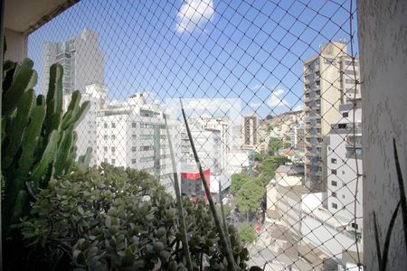 Vista da Suíte de apartamento à venda com 3 quartos, 95m² em Funcionários, Belo Horizonte