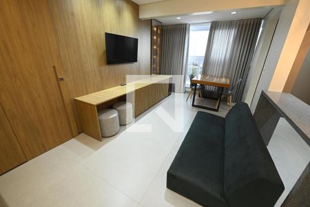 Sala de apartamento para alugar com 1 quarto, 45m² em Setor Marista, Goiânia