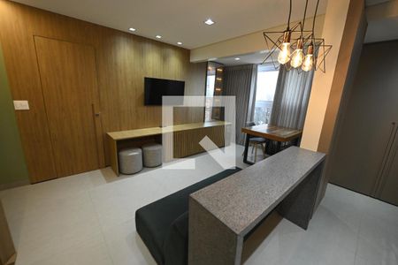 Sala de apartamento para alugar com 1 quarto, 45m² em Setor Marista, Goiânia