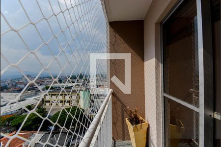 Varanda da Sala de apartamento para alugar com 3 quartos, 61m² em Vila das Bandeiras, Guarulhos