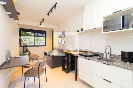 Sala de apartamento para alugar com 1 quarto, 28m² em Bela Vista, São Paulo