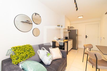 Sala de apartamento para alugar com 1 quarto, 28m² em Bela Vista, São Paulo