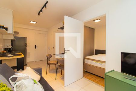 Sala de apartamento para alugar com 1 quarto, 28m² em Bela Vista, São Paulo