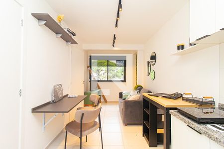 Sala de apartamento para alugar com 1 quarto, 28m² em Bela Vista, São Paulo