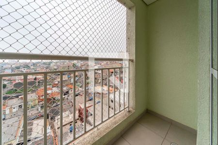 Varanda da Sala de apartamento à venda com 1 quarto, 51m² em Vila Alto de Santo Andre, Santo André