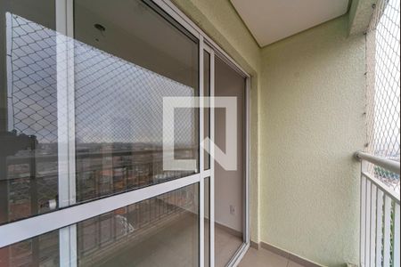 Varanda da Sala de apartamento à venda com 1 quarto, 51m² em Vila Alto de Santo Andre, Santo André