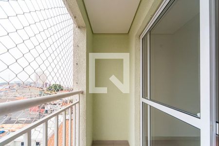 Varanda da Sala de apartamento à venda com 1 quarto, 51m² em Vila Alto de Santo Andre, Santo André