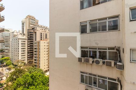 Sala - Vista de apartamento à venda com 1 quarto, 49m² em Santa Cecilia, São Paulo