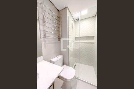 Banheiro da Suíte de apartamento à venda com 1 quarto, 44m² em Vila Mariana, São Paulo
