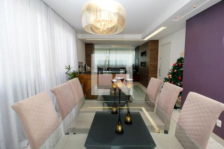 Sala de Jantar de apartamento à venda com 4 quartos, 140m² em Buritis, Belo Horizonte