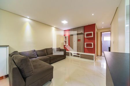 Sala de apartamento à venda com 3 quartos, 67m² em Vila Curuca, Santo André