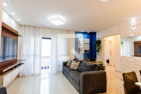 Sala de apartamento à venda com 3 quartos, 114m² em Campestre, Santo André