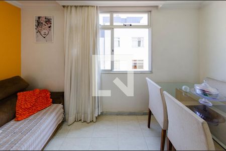 Sala de apartamento à venda com 2 quartos, 72m² em Nova Suíça, Belo Horizonte