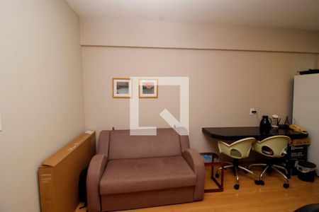 Sala/Cozinha de apartamento à venda com 1 quarto, 30m² em Savassi, Belo Horizonte