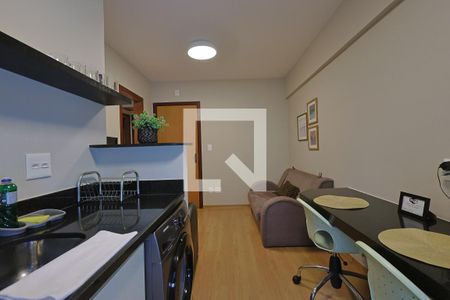 Sala/Cozinha de apartamento para alugar com 1 quarto, 30m² em Savassi, Belo Horizonte