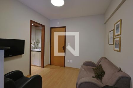 Sala de apartamento para alugar com 1 quarto, 30m² em Savassi, Belo Horizonte