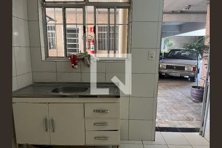 Sala/cozinha de apartamento para alugar com 1 quarto, 34m² em Vila Clementino, São Paulo