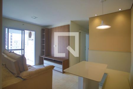 Sala de apartamento para alugar com 2 quartos, 65m² em Pompéia, Santos
