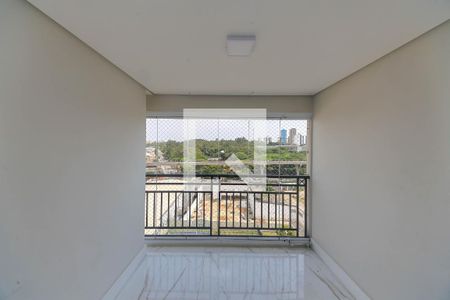 Sacada integrada Sala de apartamento à venda com 3 quartos, 71m² em Vila Santa Clara, São Paulo