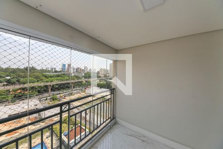 Sacada integrada Sala de apartamento à venda com 3 quartos, 71m² em Vila Santa Clara, São Paulo