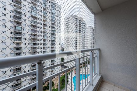 Varanda de apartamento para alugar com 2 quartos, 64m² em Marapé, Santos