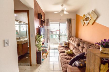 Sala de apartamento para alugar com 2 quartos, 54m² em Aviação, Praia Grande