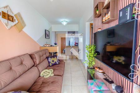 Sala de apartamento para alugar com 2 quartos, 54m² em Aviação, Praia Grande