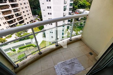 Varanda da Sala de apartamento para alugar com 1 quarto, 55m² em Vila Suzana, São Paulo