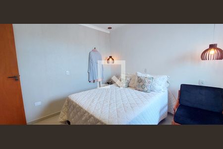 Quarto 1 suíte de apartamento à venda com 2 quartos, 120m² em Vila Scarpelli, Santo André