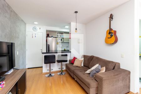 Sala de Estar de apartamento à venda com 2 quartos, 60m² em Belenzinho, São Paulo