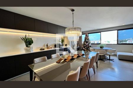 Sala de jantar de apartamento à venda com 4 quartos, 164m² em Cidade Nova, Belo Horizonte