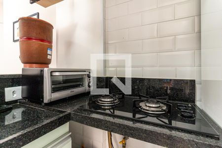 Cozinha - Cooktop de apartamento para alugar com 1 quarto, 37m² em Santa Cecília, São Paulo