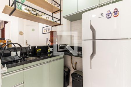 Cozinha de apartamento para alugar com 1 quarto, 37m² em Santa Cecília, São Paulo